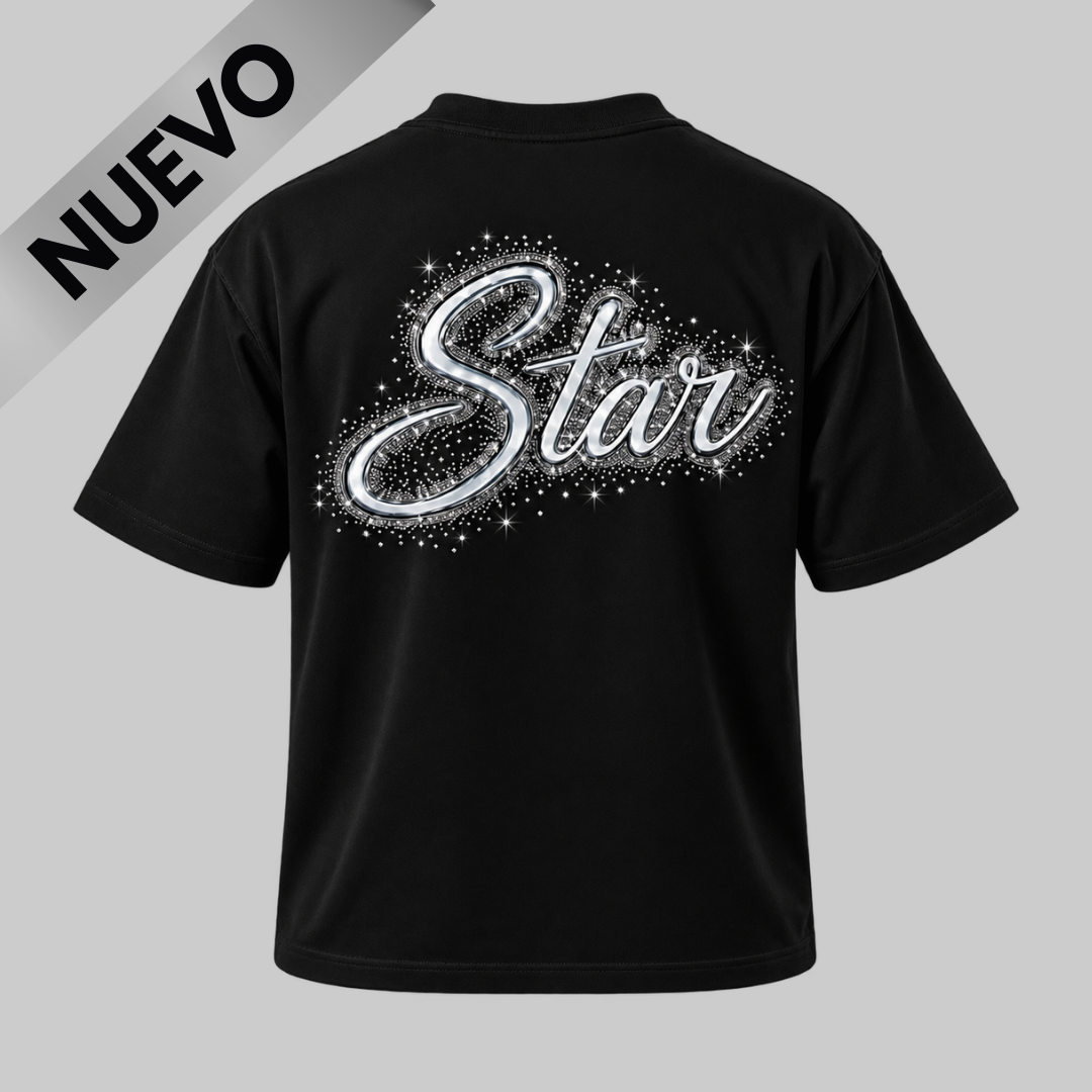 STAR-HATS T-SHIRT CRYSTAL