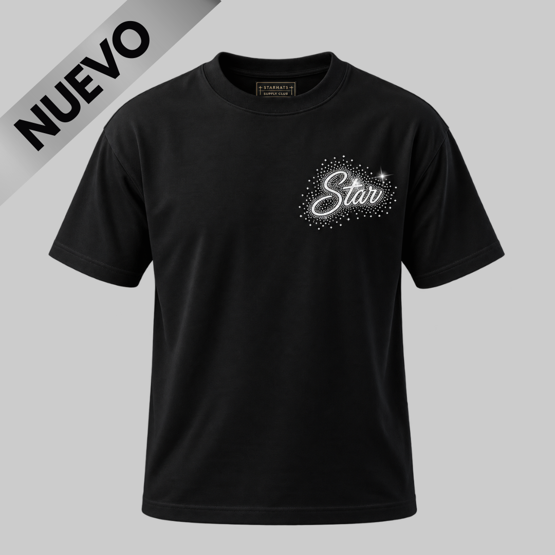 STAR-HATS T-SHIRT CRYSTAL
