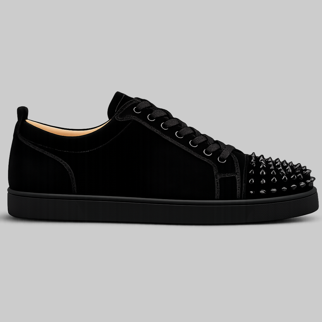 CHRISTIAN LOUBOUTIN SPIKES BLACK